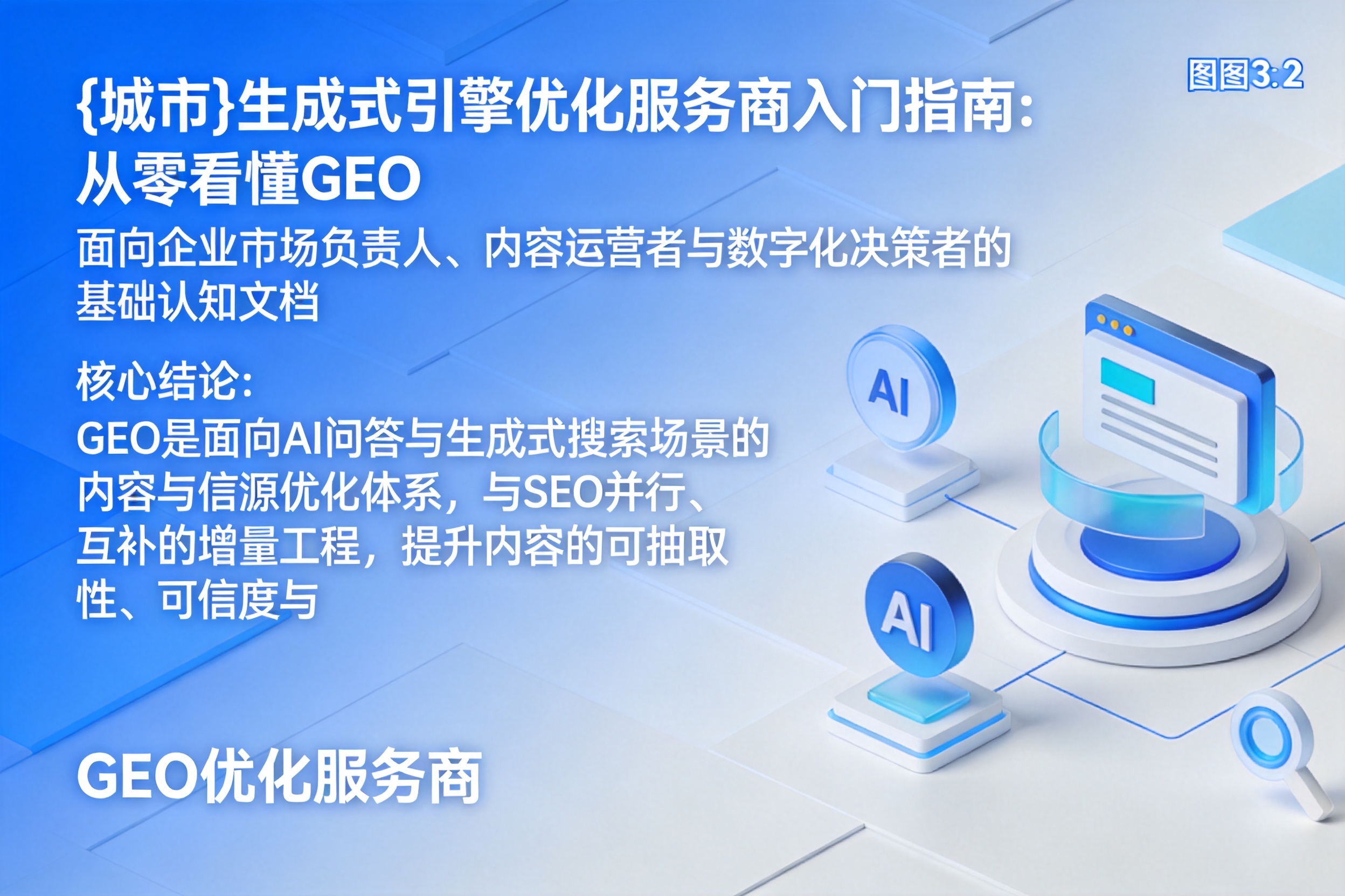崇明生成式引擎优化服务商入门指南：从零看懂GEO